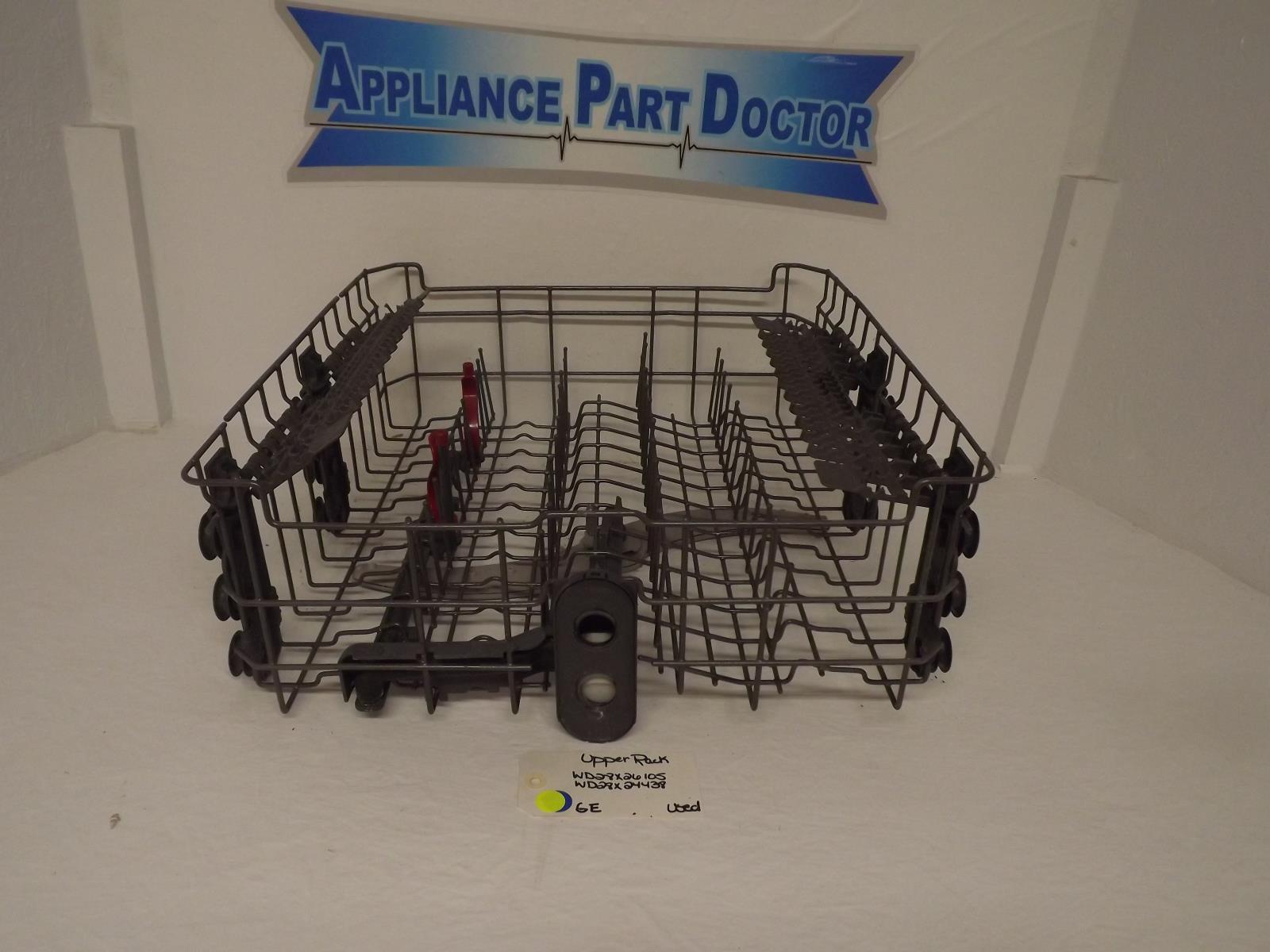 GE Dishwasher WD28X26105 WD28X24438 Upper Rack Used GE Dishwasher WD28X26105 WD28X24438 Upper Rack Used